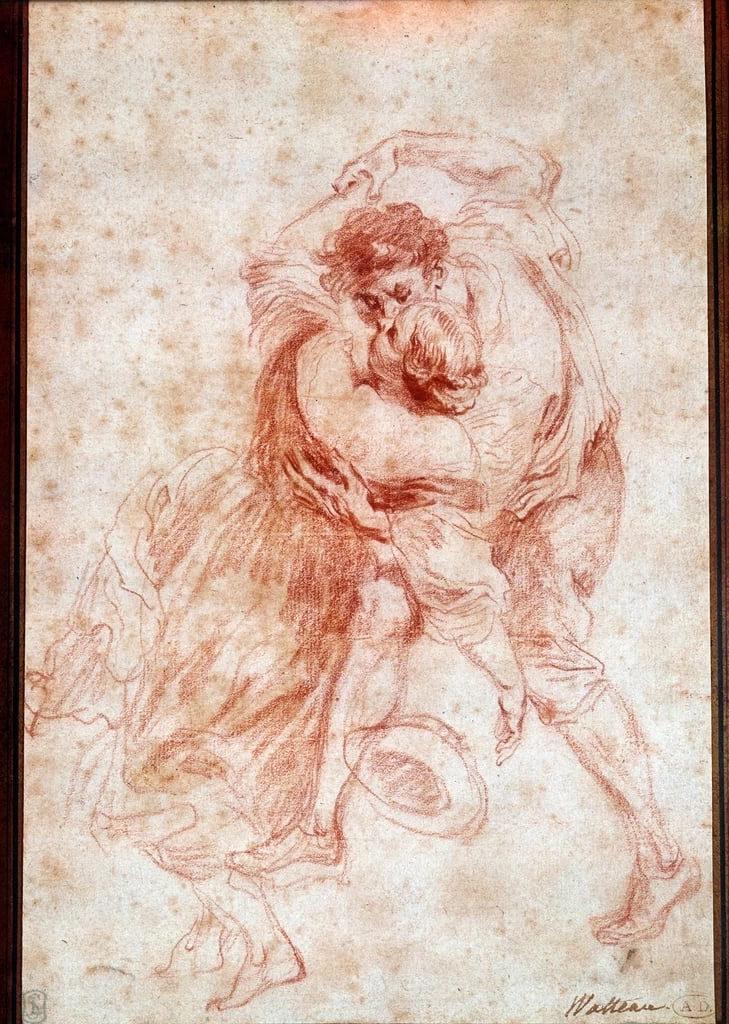 Studio - Il bacio, Louvre, Parigi